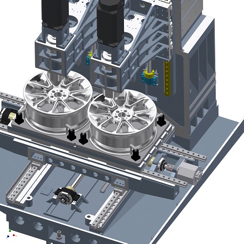 雙休心T輪轂專用機(jī)的加工效果如何？